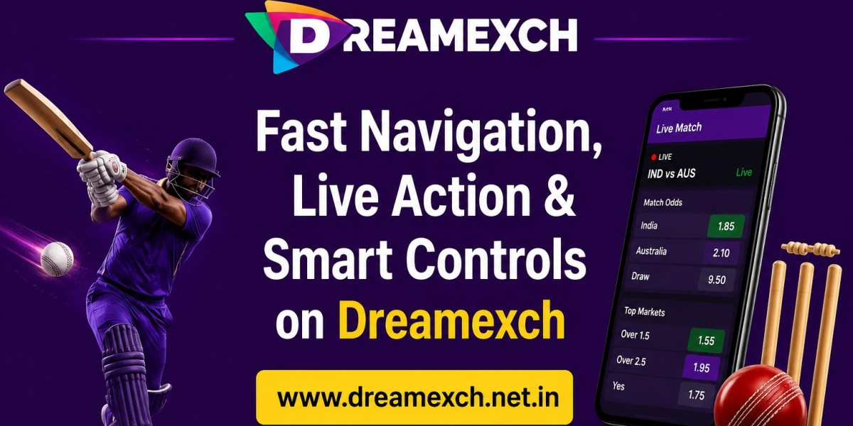 Fast Navigation, Live Action & Smart Controls on Dreamexch