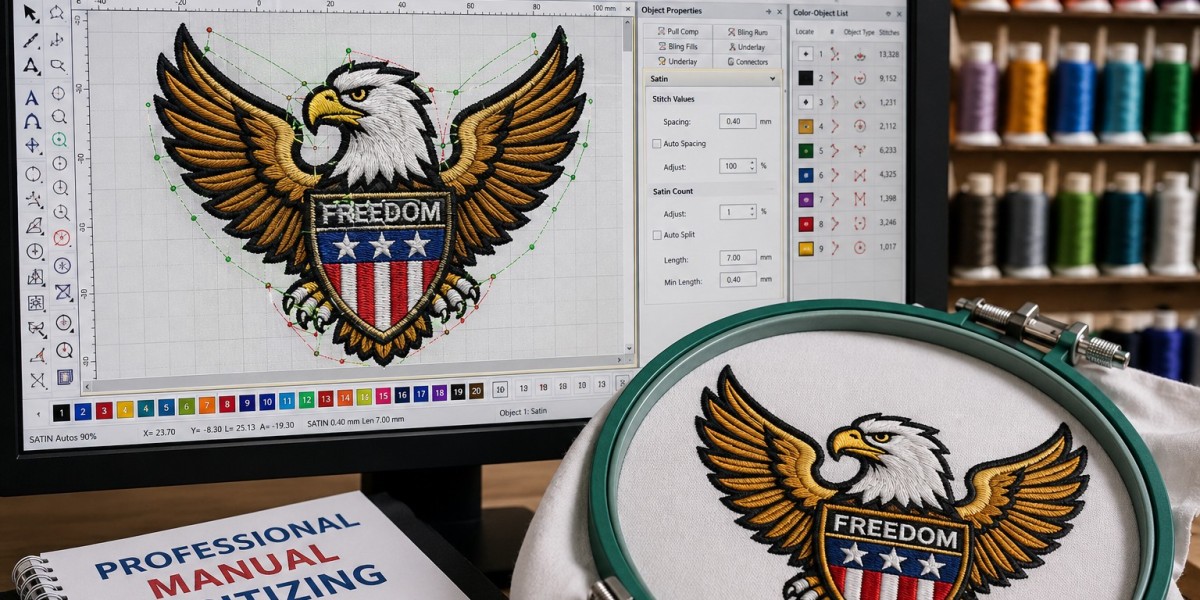 Professional Manual Digitizing: Precision Techniques for High-Quality Embroidery Results