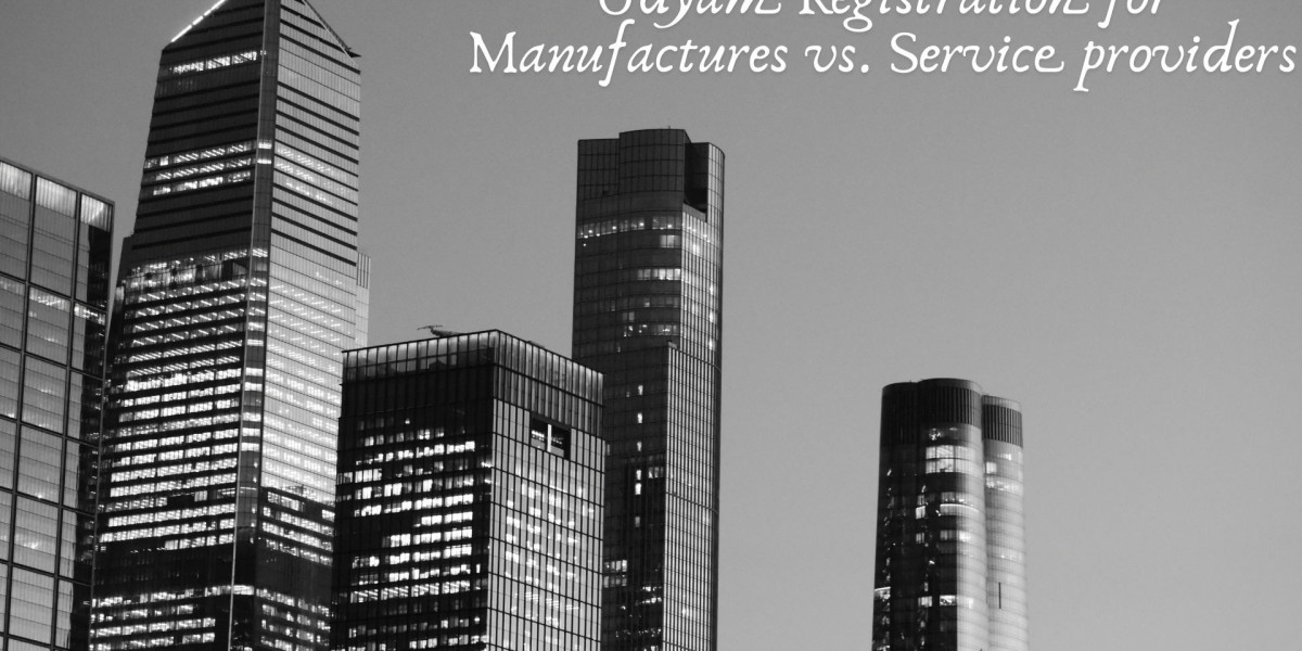Udyam Registration for Manufactures vs. Service providers