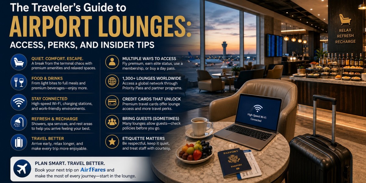 The Traveler's Guide to Airport Lounges: Access, Perks, and Insider Tips