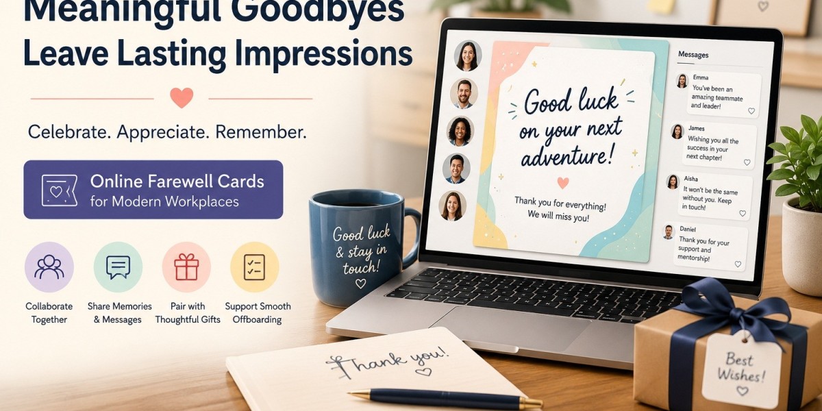 Online Farewell Cards for Workplace Transitions, Employee Recognition, and HR Offboarding