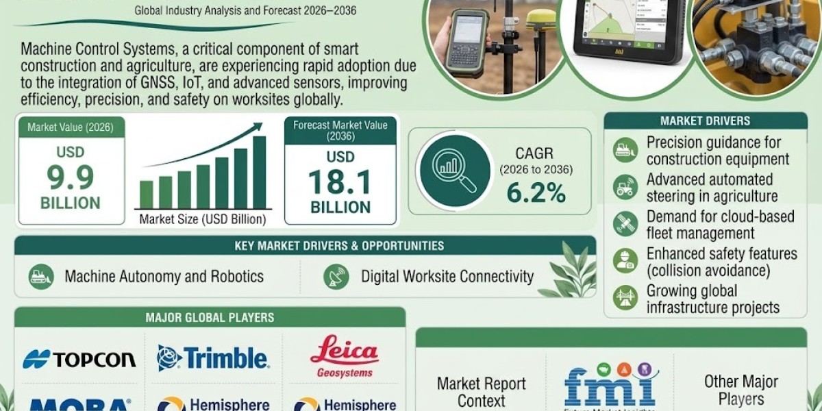 Machine Control System Market Outlook 2036: Automation and Precision Growth Trends