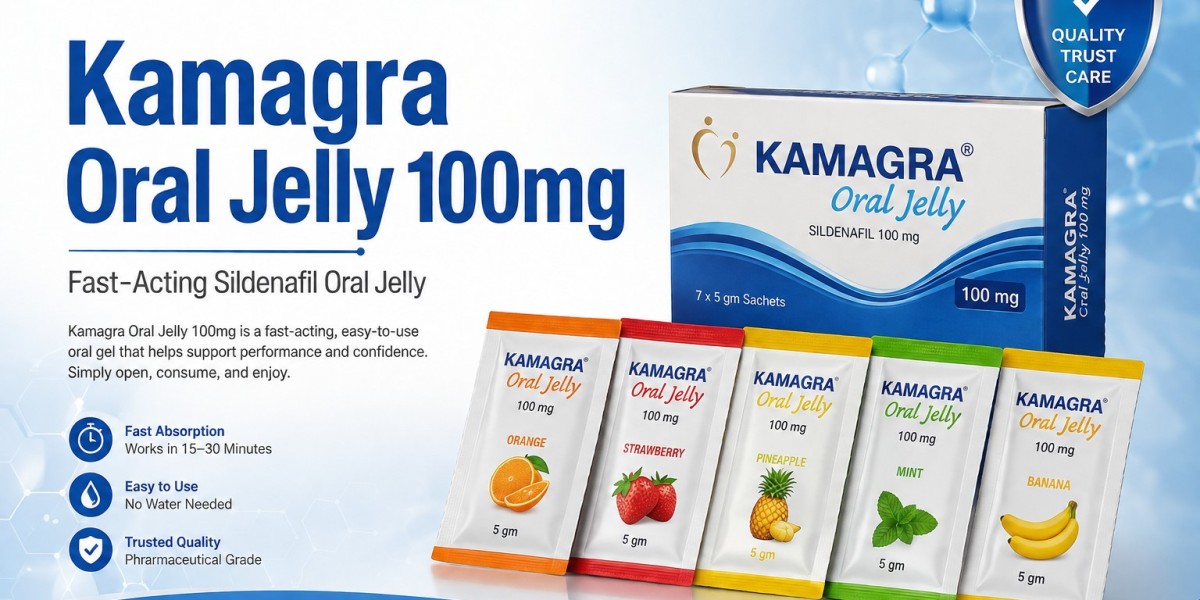 Kamagra Oral Jelly 100mg – Buy Online | Fast-Acting Sildenafil Jelly