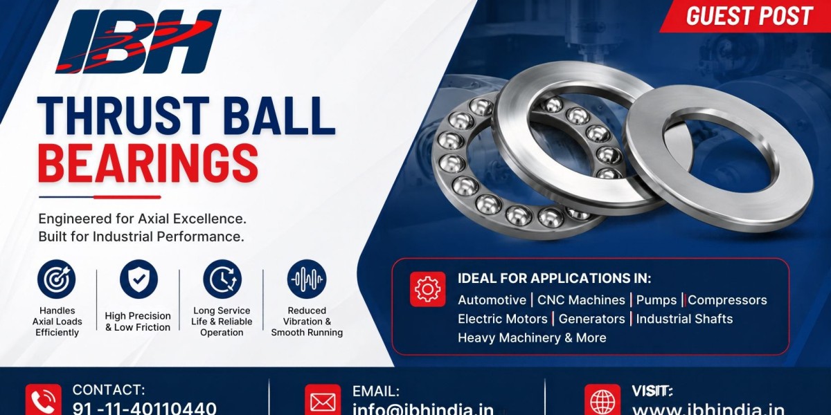 How Thrust Ball Bearings Improve Machine Performance