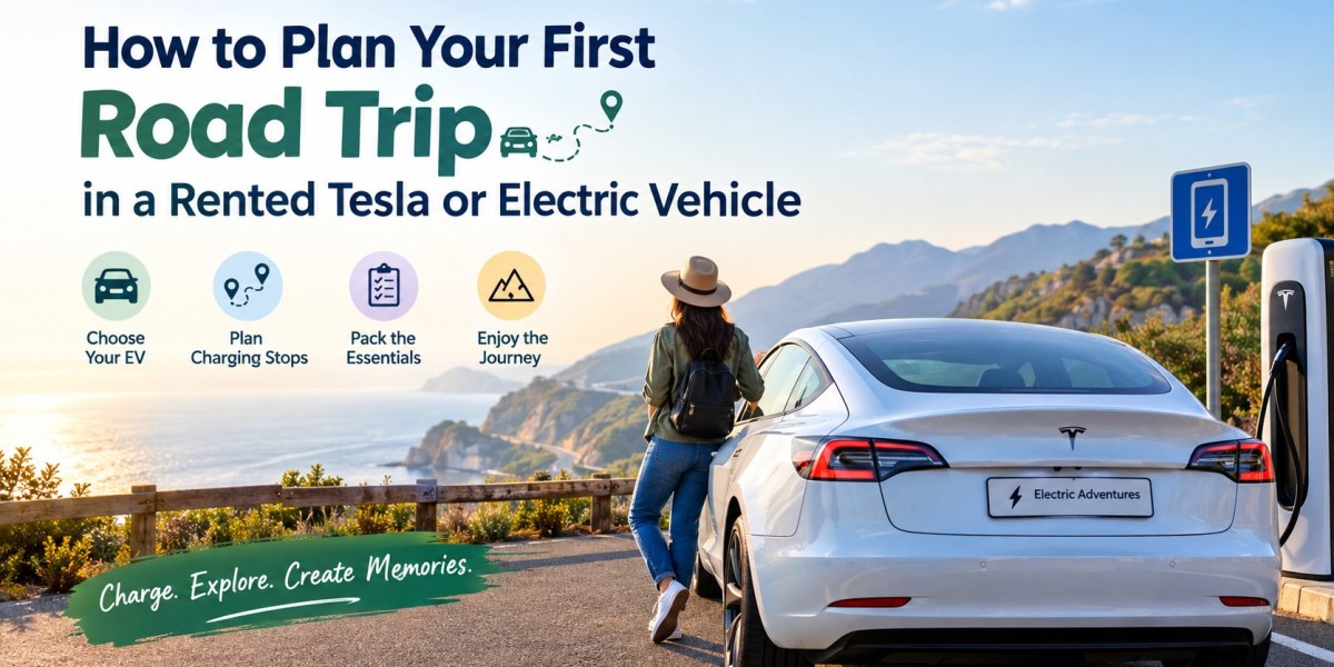 How to Plan Your First Road Trip in a Rented Tesla or Electric Vehicle
